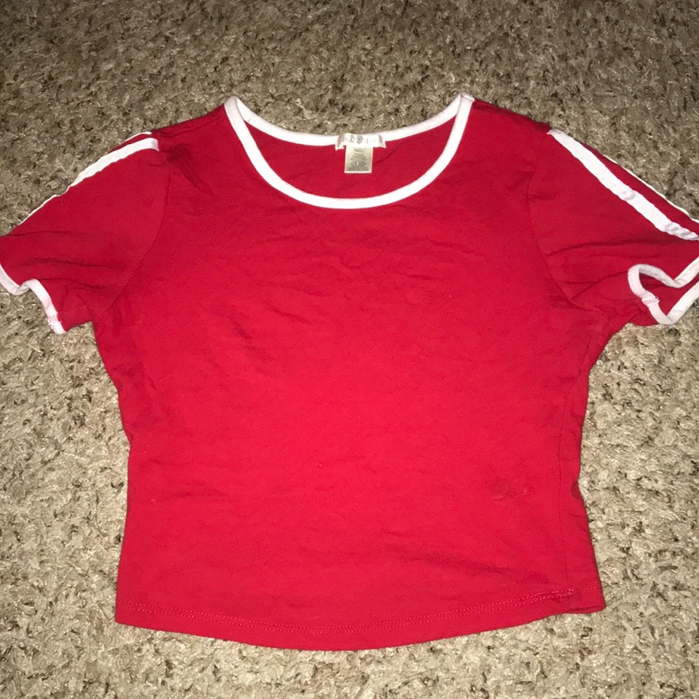 Red Trendy Crop Top ❤️